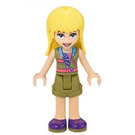 LEGO Stephanie med Grøn Skjorte og Shorts Minifigur