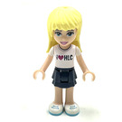 LEGO Stephanie with 'I Heart HLC' Top Minifigure