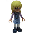 LEGO Stephanie with Lavender Jacket with Scarf Minifigure