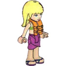 LEGO Stephanie with Lime Bikini Top and Life Jacket Minifigure