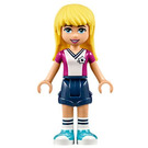 LEGO Stephanie met Soccer Shirt minifiguur