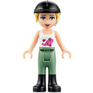 LEGO Stephanie with White Stars Top and Riding Gear Minifigure