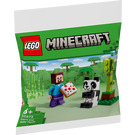 LEGO Steve and Baby Panda Set 30672 Packaging