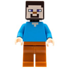 LEGO Steve avec Orange Sombre Jambes Minifigurine