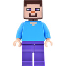 LEGO Steve with Dark Purple Legs Minifigure