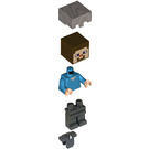 LEGO Steve with full iron armor Minifigure