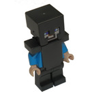 LEGO Steve with Pearl Dark Gray Legs, Armor and Helmet Minifigure