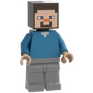 LEGO Steve with Pearl Dark Gray Legs Minifigure
