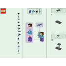 LEGO Steve with Spider Set 662207 Instructions