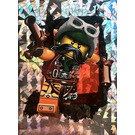 LEGO Autocollant, Ninjago Legacy, Bleu Ocean # 239