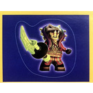 LEGO Sticker, Ninjago Legacy, Blauw Ocean # 262