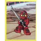 LEGO Sticker, Ninjago Legacy, Blauw Ocean # 36