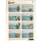 LEGO Autocollant Sheet - Book Labels City (8 Labels) (4530147)