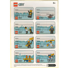 LEGO Sticker Sheet - Book Labels City (8 Labels) (4530147)