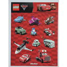 LEGO Sticker Sheet - Cars (12 Stickers) (4666519)