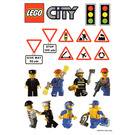 LEGO Sticker Sheet - Daily Mirror Promotional City Set