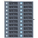 LEGO Sticker Sheet for Set 10152 (MAERSK SEALAND) (51744)