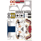 LEGO Sticker Sheet for Set 10195 (85921)