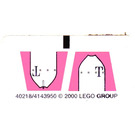 LEGO Sticker Sheet for Set 1196 / 1197-1 (40218)