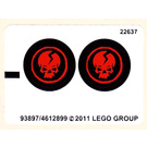 LEGO Sticker Sheet for Set 2259 (93897)