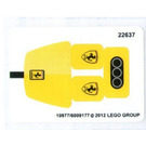 LEGO Sticker Sheet for Set 30194 (10977)