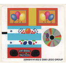 LEGO Sticker Sheet for Set 3159 (22959)