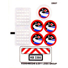LEGO Sticker Sheet for Set 3366 (93285)