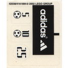 LEGO Sticker Sheet for Set 3424 (42038)