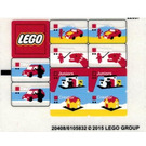 LEGO Sticker Sheet for Set 40145 / 40305 (20408)