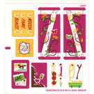 레고 Sticker Sheet for Set 41039 (16452)