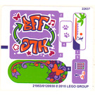 LEGO Sticker Sheet for Set 41099 (21953)