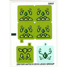 LEGO Sticker Sheet for Set 41176 (26018)