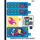 레고 Sticker Sheet for Set 41383 (52459)