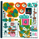 레고 Sticker Sheet for Set 41428 (68571)