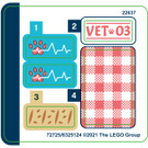 LEGO Sticker Sheet for Set 41442 (72725)