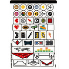 레고 Sticker Sheet for Set 41597 (38806)