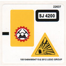 LEGO Autocollant Sheet for Set 4200 (10484)