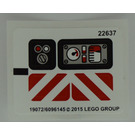LEGO Sticker Sheet for Set 42032 (19072)