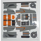 LEGO Sticker Sheet for Set 42173 (10105329)