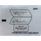 LEGO Sticker Sheet for Set 44025 (17575)