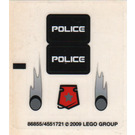 LEGO Sticker Sheet for Set 5969 (86855)