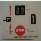 LEGO Sticker Sheet for Set 5970 (86867)