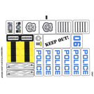 LEGO Sticker Sheet for Set 60046 (14823)