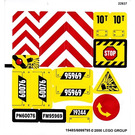 LEGO Sticker Sheet for Set 60076 (19485)