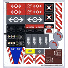 LEGO Sticker Sheet for Set 60098 (20816)