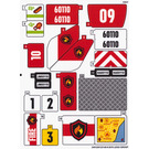 LEGO Sticker Sheet for Set 60110 (24512)