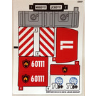LEGO Sticker Sheet for Set 60111 (24513 / 24519)