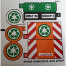 LEGO Sticker Sheet for Set 60118 (24493)