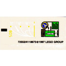 LEGO Sticker Sheet for Set 6452 (72552)