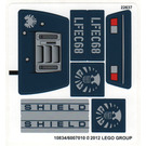 LEGO Sticker Sheet for Set 6867 (10834)